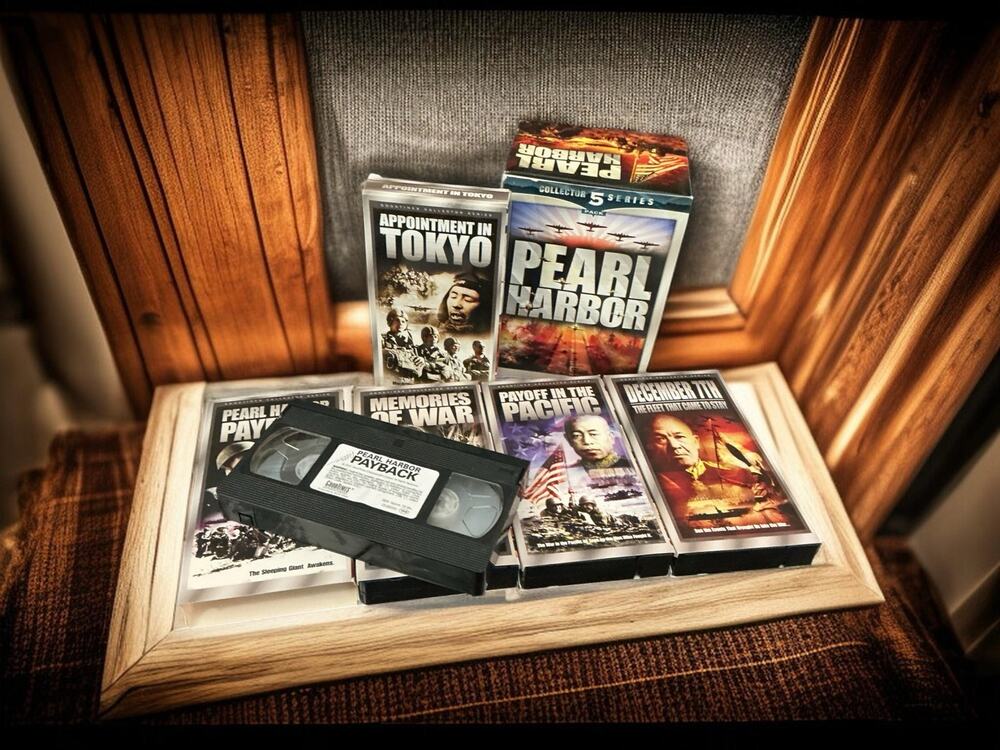 Vintage Pearl Harbor Collector's Series 5-VHS Box Set